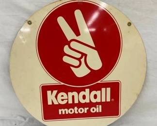 24" DST KENDALL MOTOR OIL SWINGER SIGN