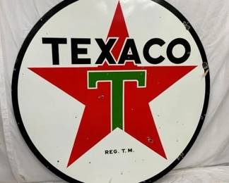 SIDE 2 PORC. 6FT. TEXACO SIGN