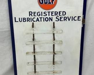 SSP GULF LUBRICATION GREASE GUN RACK 