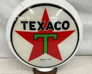 SIDE 2 VIEW TEXACO PUMP GLOBE
