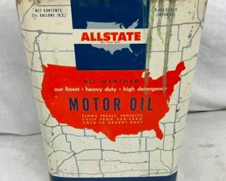2 1/2G. ALL STATE MOTOR OIL CAN