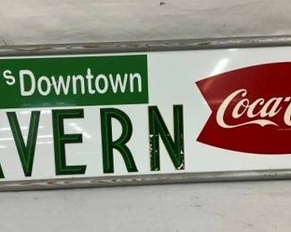 SST COKE FISHTAIL TAVERN SIGN