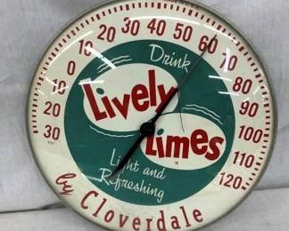 12IN DRINK LIVELY LIMES THERM.