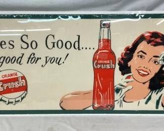 EARLY ORANGE CRUSH CORIGATED BANNER