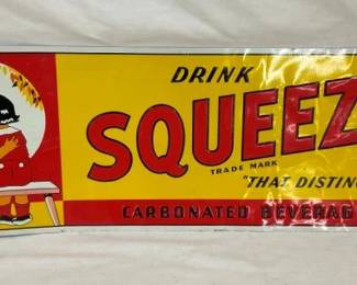 SST EMB. SQUEEZE DRINK SIGN W/ CHILDREN