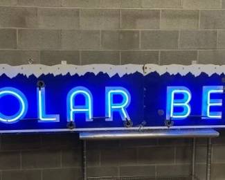 SSP POLAR BEAR NEON ICE CREAM SIGN
