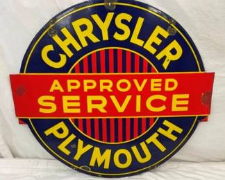 DSP 42X45 CHRYSLER PLYMOUTH SIGN