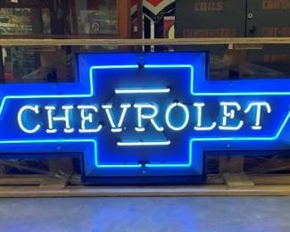 CHEVROLET 2 COLOR NEON SIGN