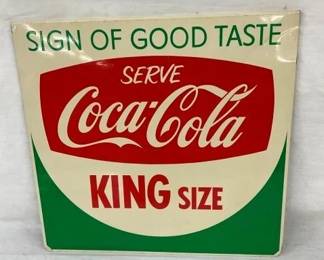 SST COKE KING SIZE SIGN
