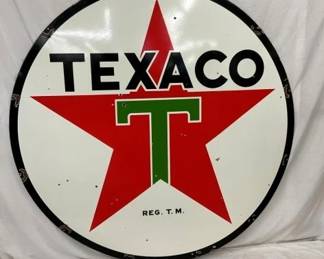 6FT. DSP TEXACO SIGN