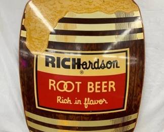 DS METAL RICHARDSON ROOTBEER SIGN