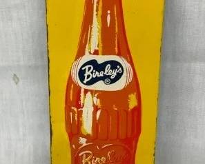 EMB. DRINK BIRELEYS TIN TACKER SIGN