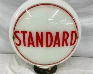 STANDARD GLOBE W/MILK GLASS BODY