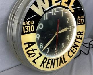 RENTAL CENTER CLOCK