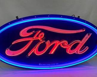 PORC. SS FORD NEON SIGN