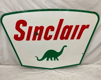 SIDE 2 SINCLAIR PORC. SIGN W/ DINO