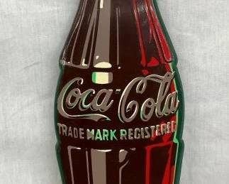 SST DIECUT COKE BOTTLE SIGN