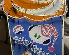 ORIG. PEPSI SNOWBALL SIGN