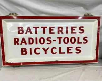 SSP BATTERIES RADIOS-TOOLS DEALER SIGN
