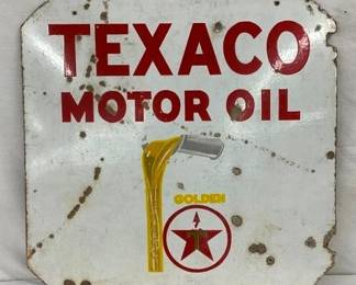 DSP TEXACO MOTOR OIL SIGN 30X30