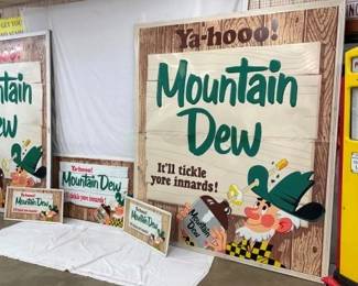 EXAMPLE OF THE SIZE OF THESE RARE SIGNS