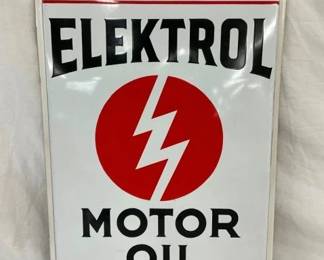 SSP ELEKTROL MOTOR OIL SIGN 20X28