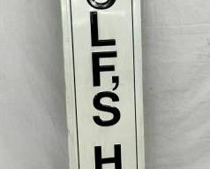 SST VERTICAL EMB.1969 WOLF HEAD SIGN