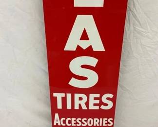 OLD STOCK SIGN W/ ORIG. BOLT KIT