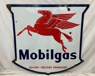 SIDE 2 MOBILGAS SIGN W/ PEGASUS