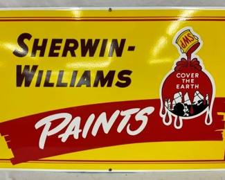 SSP SHERWIN WILLIAMS PAINTS SIGN 