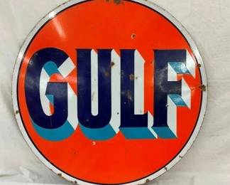SIDE 2 PORC. 42" GULF SIGN