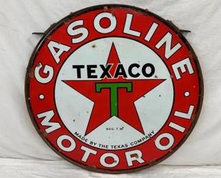 SIDE 2 PORC. 42" TEXACO SIGN