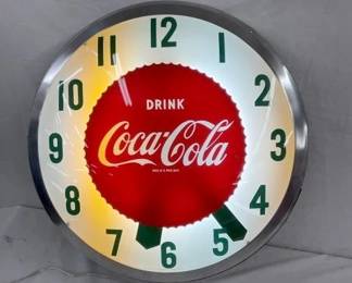 22" DRINK COCA COLA DEALER CLOCK