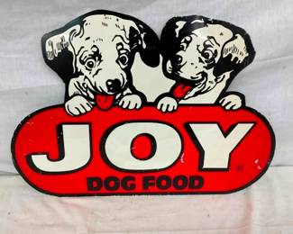 SST JOY DOG FOOD SIGN