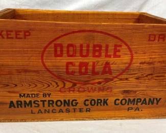 WOODEN DOUBLE COLA BOX