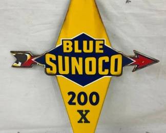 SSP BLUE SUNOCO PUMP PLATE