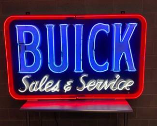 BUICK DEALER NEON SIGN