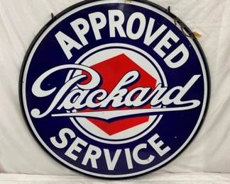 DSP 5FT. APPROVED PACKARD SIGN W/ RING