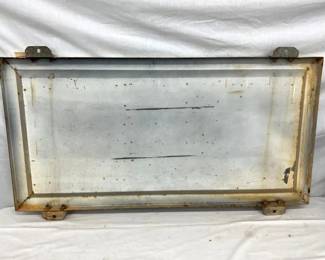 BACK VIEW SELF FRAMED SIGN