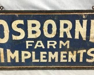 RARE DS WOODEN OSBORNE FARM SIGN