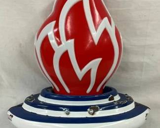 RARE 2PC. AMOCO FLAME