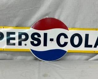 1966 SST PEPSI COLA TRUCK SIGN 53X13