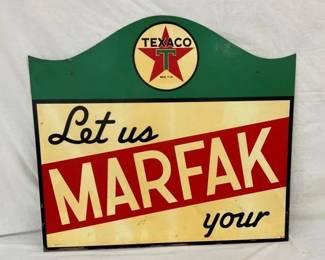 1939 DST MARFAK SWINGER TEXACO SIGN