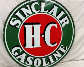 SIDE 2 PORC. HC SINCLAIR SIGN W/ RING