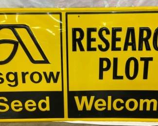 SST EMB. NOS ASGROW SEED SIGN