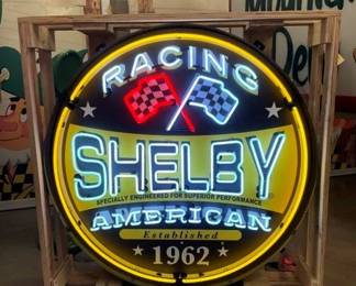 36" SHELBY 3 COLOR NEON SIGN