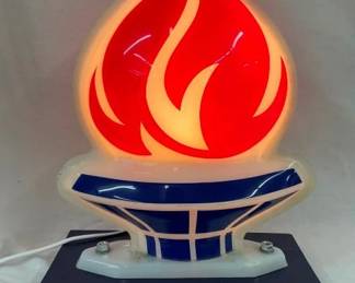 LIGHTUP AMOCO DEALER FLAME