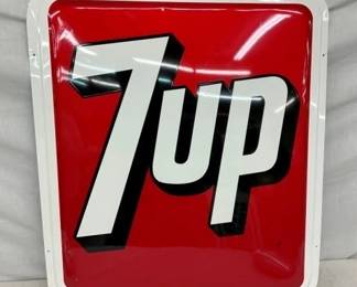 1973 SST OLD STOCK 7UP SIGN
