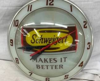 15" SCHWEIGERI DOUBLE BUBBLE CLOCK