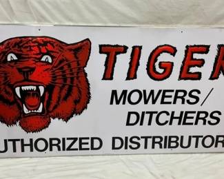 SST TIGER MOWERS DEALER EMB. SIGN